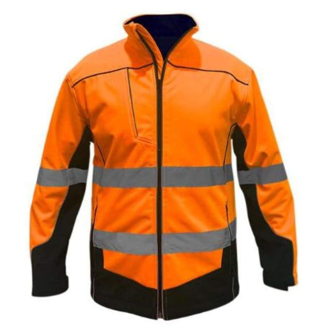 Picture of Tru Workwear, Jacket, Soft Shell, Poly/Spandex, Piping, Reflective Tape